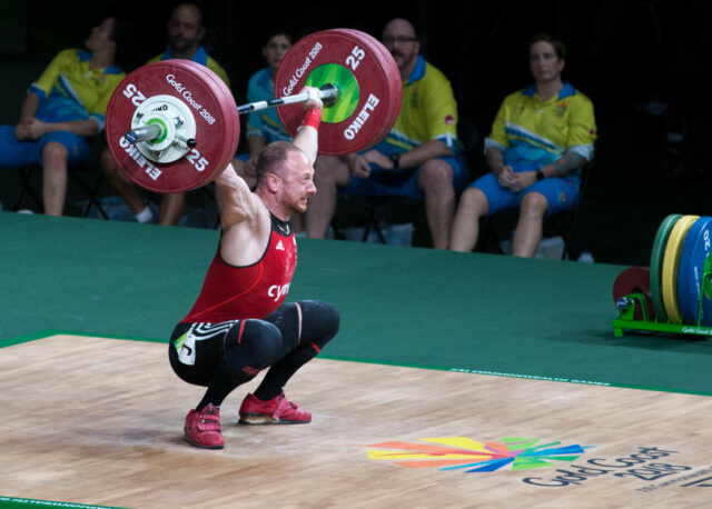 Gareth Evans Snatches 136kg