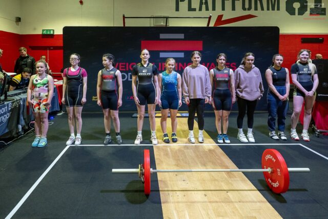 Youth girls at competition