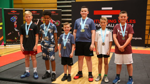 Boys with medals at Gemau Cymru 2019